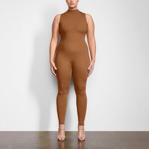 NWT Skims Caramel All in One Sleeveless Onesie